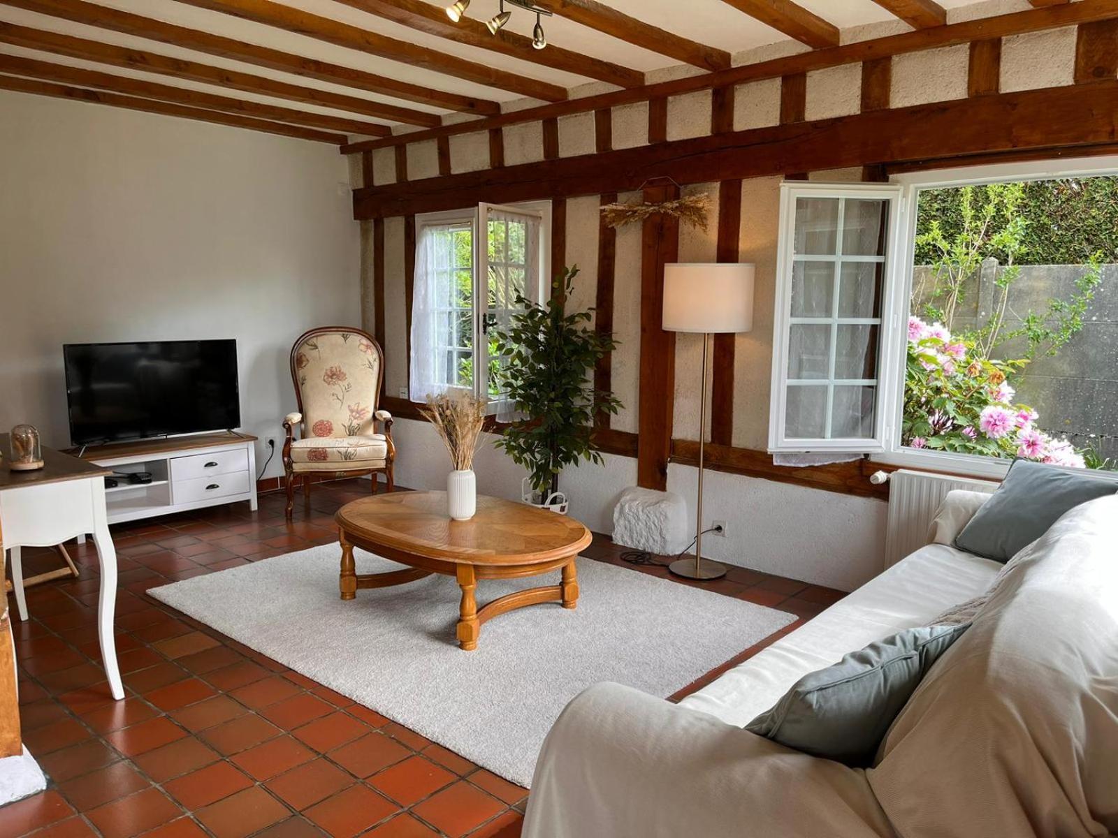 Maison 110 m² cosy au calme avec jardin de 1000 m² Pont-Audemer Extérieur photo